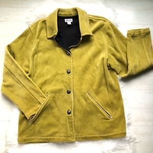 Chico's Snap Button Zippered Side Pockets Jacket, L